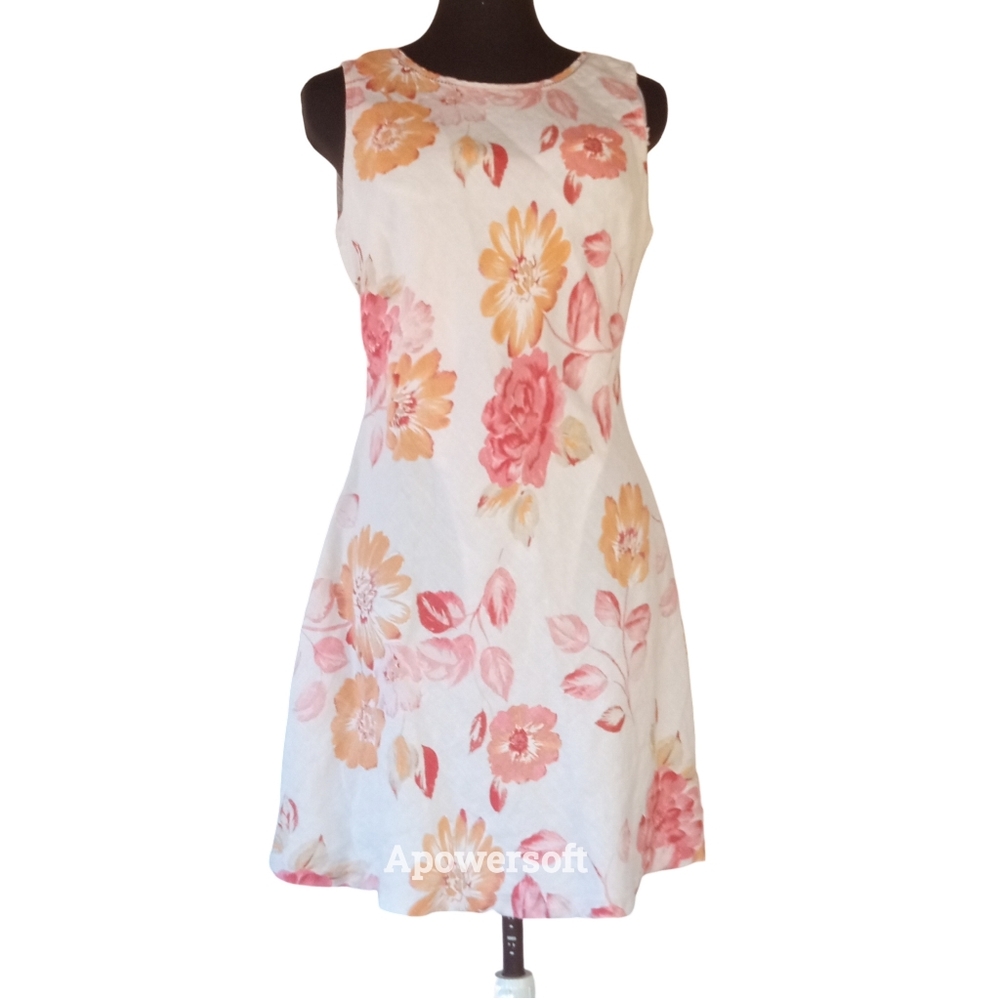 Vintage 90's Linen Shift Dress